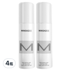 理享家 minshzee 定妝噴霧 小白瓶, 100ml, 4瓶