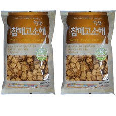 신흥제과 행복 참깨고소해 크래커, 1kg, 2개