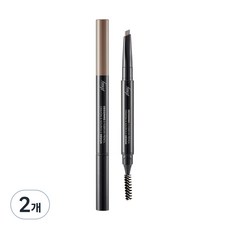 더페이스샵 디자이닝 아이브로우 오토펜슬 0g, 02 그레이 브라운, 2개