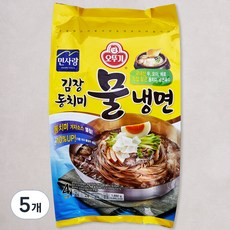 오뚜기 김장동치미 물냉면 4인용, 1.892kg, 5개