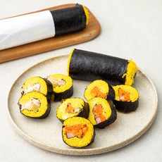 샐러드G 베이컨참치 계란김밥 + 볶음김치 계란김밥, 496g, 1팩