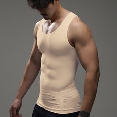 엑시오 남성용 보정속옷 상의 보정나시 3종 택1(블랙 스킨 화이트)