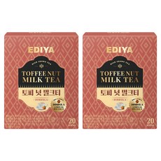 EDIYA COFFEE 太妃堅果奶茶, 360g, 2個, 20入