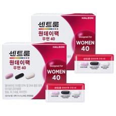 센트룸 원데이팩 우먼40 멀티비타민 114.15g, 2개