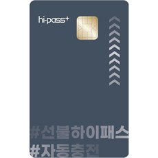 하이플러스카드 하이패스 자동충전카드 셀프형 개별포장 혼합색상
