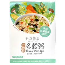 Nature Time 自然時記 一碗鮮 多穀粥 什錦田園蔬菜 5包, 40g, 1盒