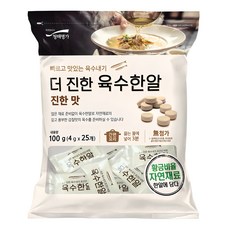 청해명가 더 진한 육수한알 진한맛 25개입, 1개, 100g