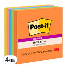 포스트잇 도시 컬렉션팩 654-5SS, 에너지부스트, 4세트