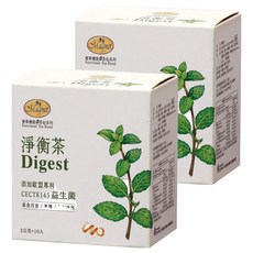 Magnet 曼寧 淨衡茶2盒組 (10包/盒) | 無咖啡因 | 添加專利益生菌 | 草本花果風味, 2g, 2盒