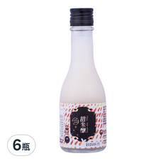 菇王 甜米釀, 特殊發酵技術 獨特台灣風味, 無酒精成分, 大人小孩都能喝, 200ml, 6瓶