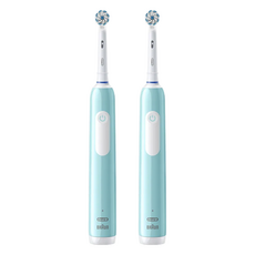 Oral-B 歐樂B 3D電動牙刷, PRO1, 孔雀藍, 2支