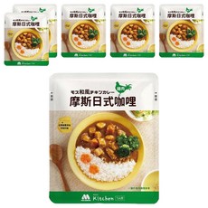 MOS BURGER 摩斯漢堡 日式咖哩雞肉, 台灣蜂蜜添加, 濃郁爽口, 隔水加熱2分鐘, 200g, 6包