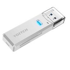 요이치 USB 3.0 SD카드 리더기, YG-CR300, 화이트