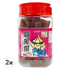 久品香 蒜泥狠 豆乾 原味, 350g, 2罐