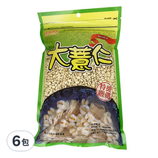 耆盛食品 大薏仁, 特級嚴選, 四神湯/八寶粥配料, 500g, 6包