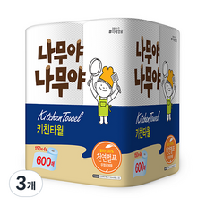나무야나무야 천연펄프 키친타올, 150매, 12개