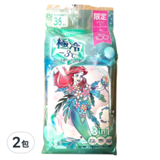 曼丹 體用濕紙巾 極冷, 36張, 2包