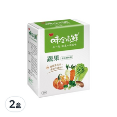 味全 高鮮蔬果本味調味料, 6種蔬菜成份, 清甜不搶味, 320g, 2盒