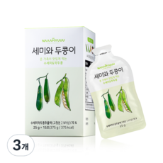 남유네 유아용 세미와 두콩이 차 25g x 15p, 수세미 + 작두콩 혼합맛, 3개, 375g