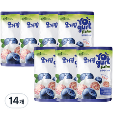 프로엠 요거팜 쌀로 만든 스낵 30g, 블루베리, 14개