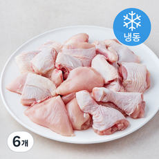 동우 바른닭고기 닭볶음용 (냉동), 6개, 1kg