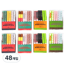 misoro 可愛筆帽 6入, 隨機出貨, 48入