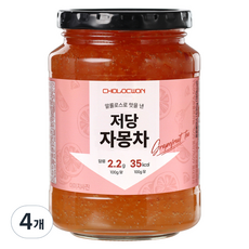 초록원 알룰로스 저당 자몽차, 530g, 1개입, 4개