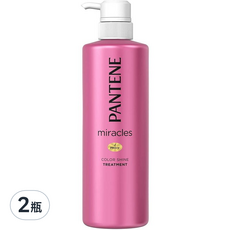 PANTENE 潘婷 Miracles 防脫色護髮素, 480g, 2瓶