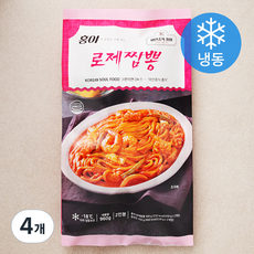 미인중식홍야 홍야 로제 짬뽕 2인분 (냉동), 960g, 4개