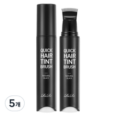 리르 퀵 헤어 틴트 브러쉬 20ml, 내추럴블랙, 5개