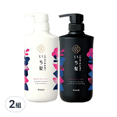 Kracie 葵緹亞 ICHIKAMI 白款保濕洗髮潤髮組 山野櫻花香 960ml 2組