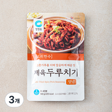청정원 요리한수 제육 두루치기 양념, 140g, 3개
