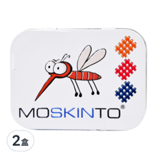 MOSKINTO 魔法格 醫療用貼布, 輕巧方便攜帶, 防水貼布, 無香無化學藥物, 42片, 2盒