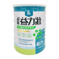 益富 益力壯 給力乳清蛋白高鈣配方, 750g, 1罐