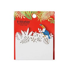 i-Marker 動物沖孔便利貼_大嘴鳥,可愛造型便利貼,辦公學習記事必備, 1入