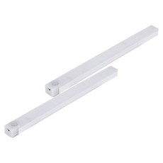 LED磁吸人體感應燈 30cm暖光2入組,人體感應,磁吸安裝,USB充電, 暖光, 2個