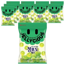 LOTTE 樂天 Jellycious青葡萄軟糖, 72g, 10包