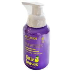 ATTITUDE 艾特優 兒童泡沫洗手乳 香草&梨 295mL, 1瓶