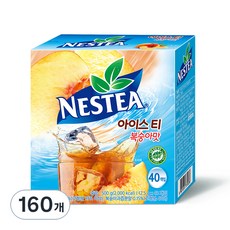 네스티 복숭아맛 아이스티 분말, 12.5g, 40개입, 4개