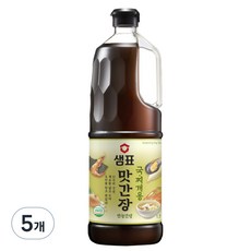 샘표 맛간장 국찌개용, 1.7L, 5개
