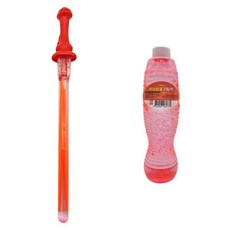 造型泡泡水玩具組 100ml+補充瓶 500ml, 1組