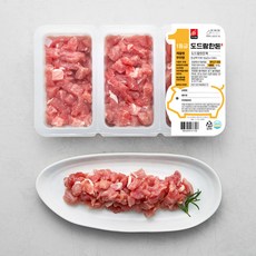 도드람한돈 돼지 등심 스마트팩 1등급 카레용 (냉장), 200g, 3팩