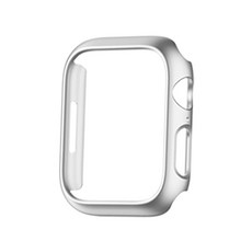 4YOU 애플워치 매트 하드케이스 42mm, 실버