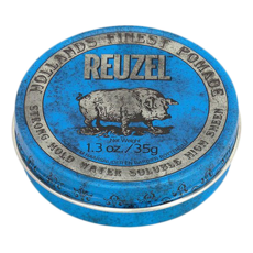 REUZEL藍豬超強水性髮油 Blue Pomade, 輕鬆塑造男士油頭造型 1.3oz / 35g, 1罐