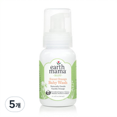얼스마마 스위트 오렌지 베이비 워시 오렌지 앤 바닐라향, 160ml, 5개