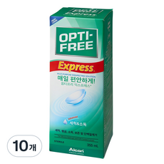 옵티프리 익스프레스 렌즈 세정액, 355ml, 10개