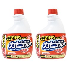 第一石鹼 Rookie 除霉噴霧 補充瓶 紅瓶 Set 2, 400ml, 日本製, 2瓶