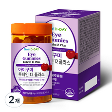뉴트리디데이 아이구미 루테인 12 플러스 젤리, 240g, 2개