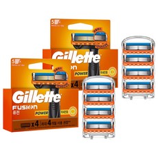 Gillette 吉列 2024 Fusion Power刮鬍刀片, 2個, 4入