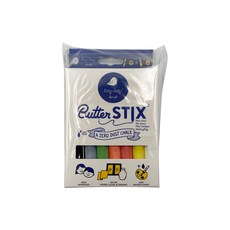 Jaq Jaq Bird Butter Stix 無塵粉筆 (12色)及筆夾 Set, 彩色, 1組